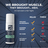 Mujo contient chondroitine et glucosamine pour soutenir la mobilité.