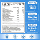 Mulittea : capsules probiotiques et prébiotiques favorisant l'équilibre intestinal.