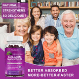 Mulittea gommes calcium adaptées enfants et adultes, prise facile et pratique