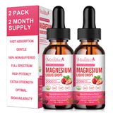 Mulittea Magnesium Glycinate Liquide — bouteille prête à l emploi, soutien potentiel du système nerveux.
