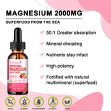 Mulittea Magnesium Glycinate Liquide — doseur gradué facilitant la prise journalière et précise.