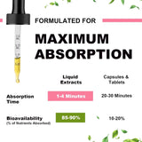 Mulittea Magnesium Glycinate Liquide — emballage clair et pratique pour les doses quotidiennes.