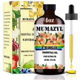 MUMAZYL huile pêche en bouteille ambrée avec pipette pour dosage précis
