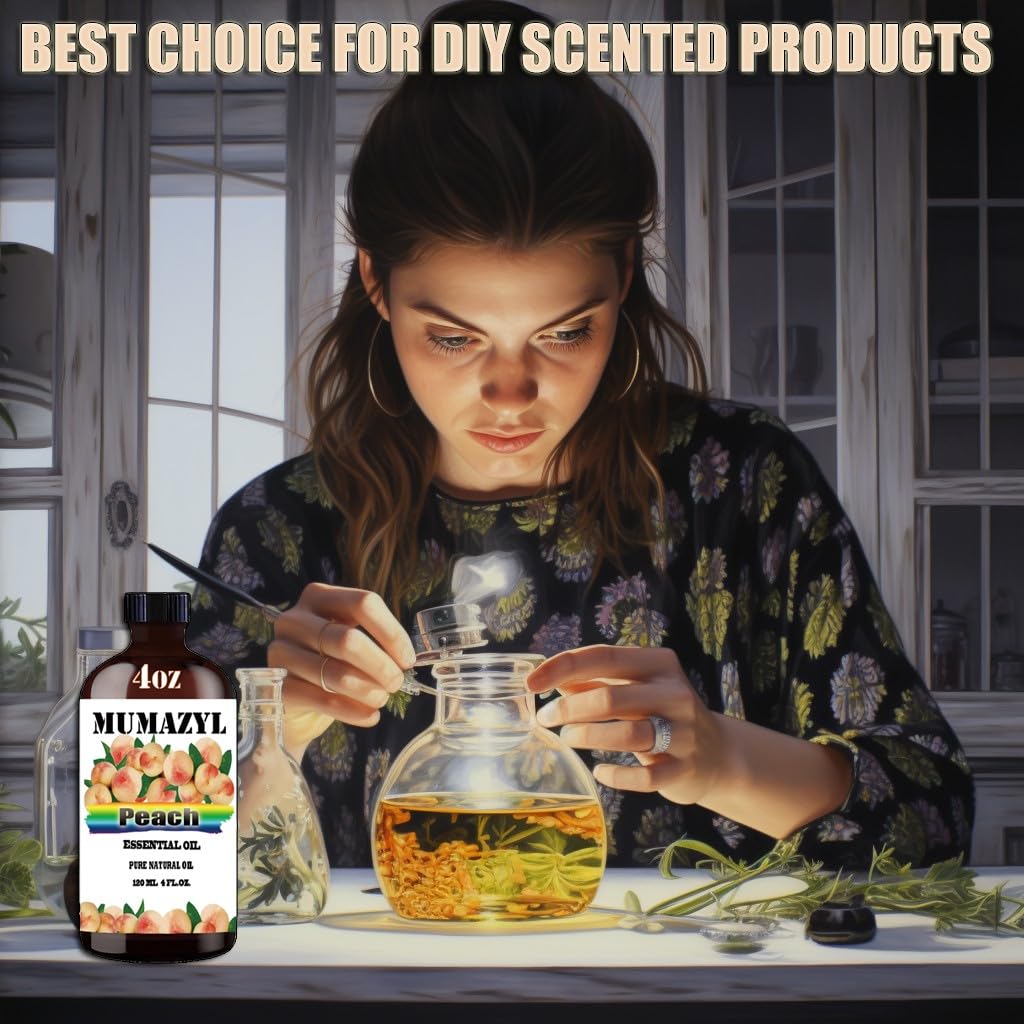 MUMAZYL huile pêche présentée dans coffret cadeau élégant