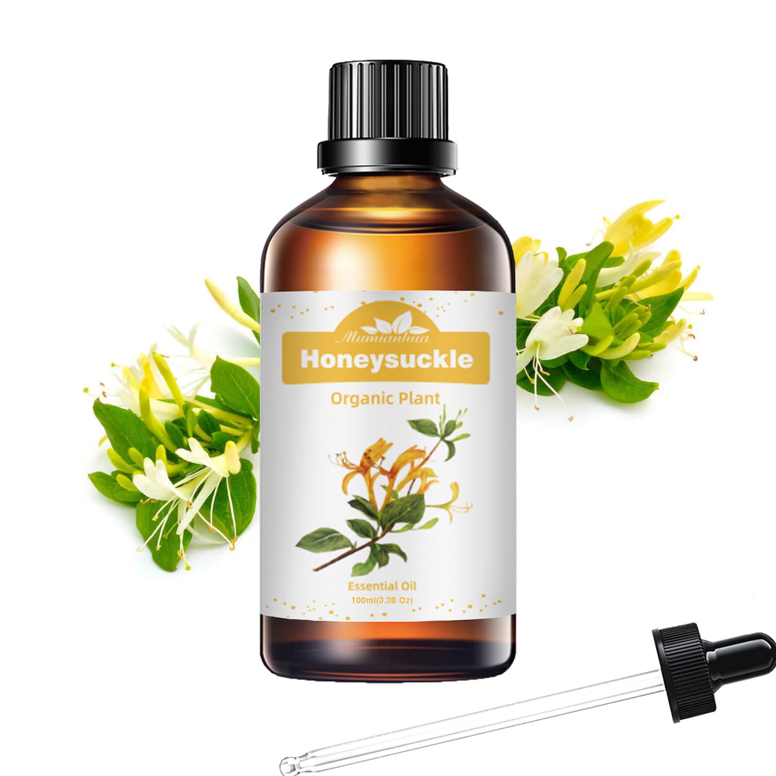 Mumianhua chèvrefeuille: bouteille d'huile pour diffusion douce et relaxation