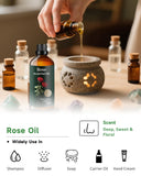 Créations DIY Mumianhua: huile rose pour savons, bougies et huiles de bain aromatiques.