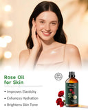 Soin peau Mumianhua à l'huile de rose, hydratation délicate et éclat naturel.