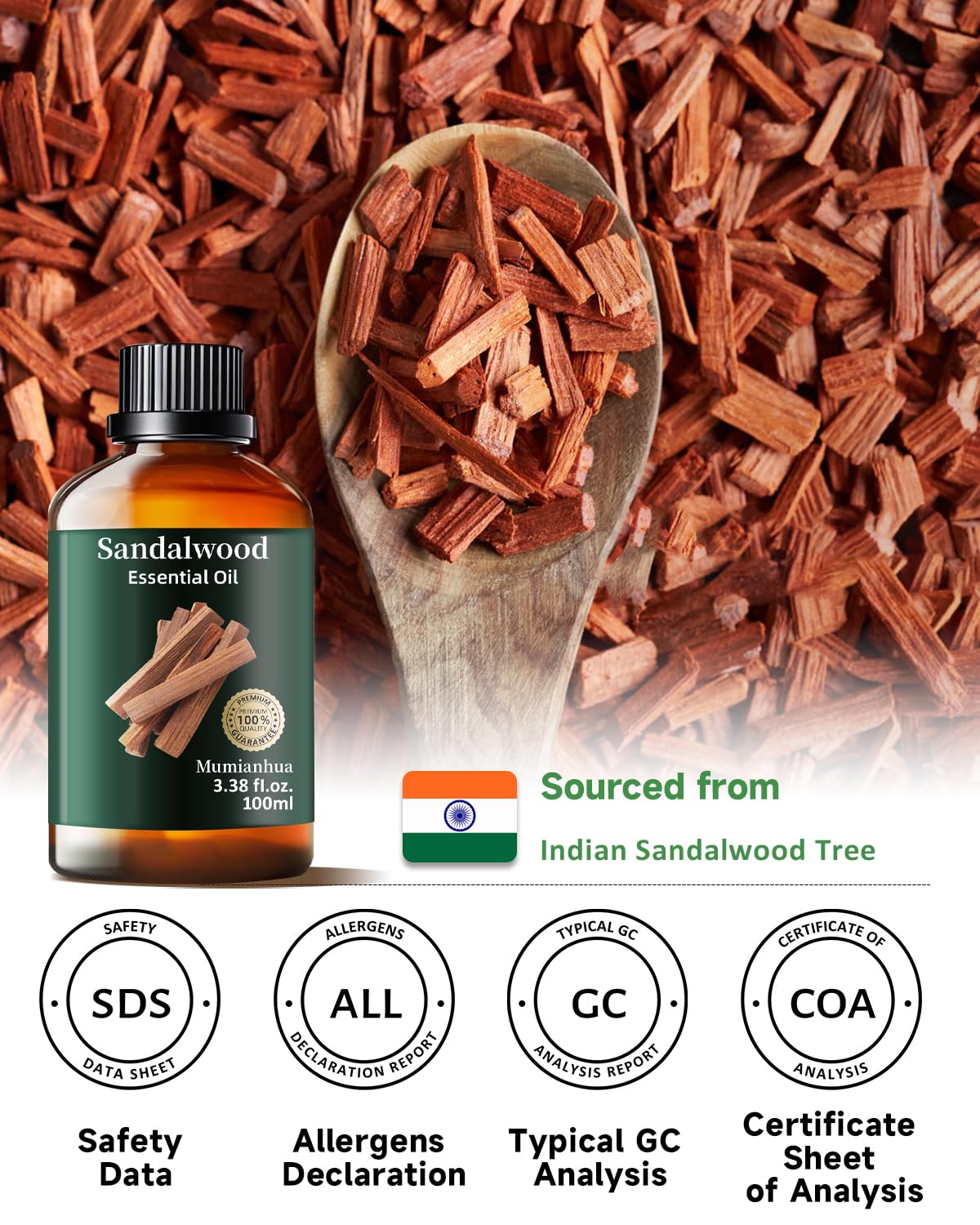 Ambiance chaleureuse avec Mumianhua santal lors de méditation.