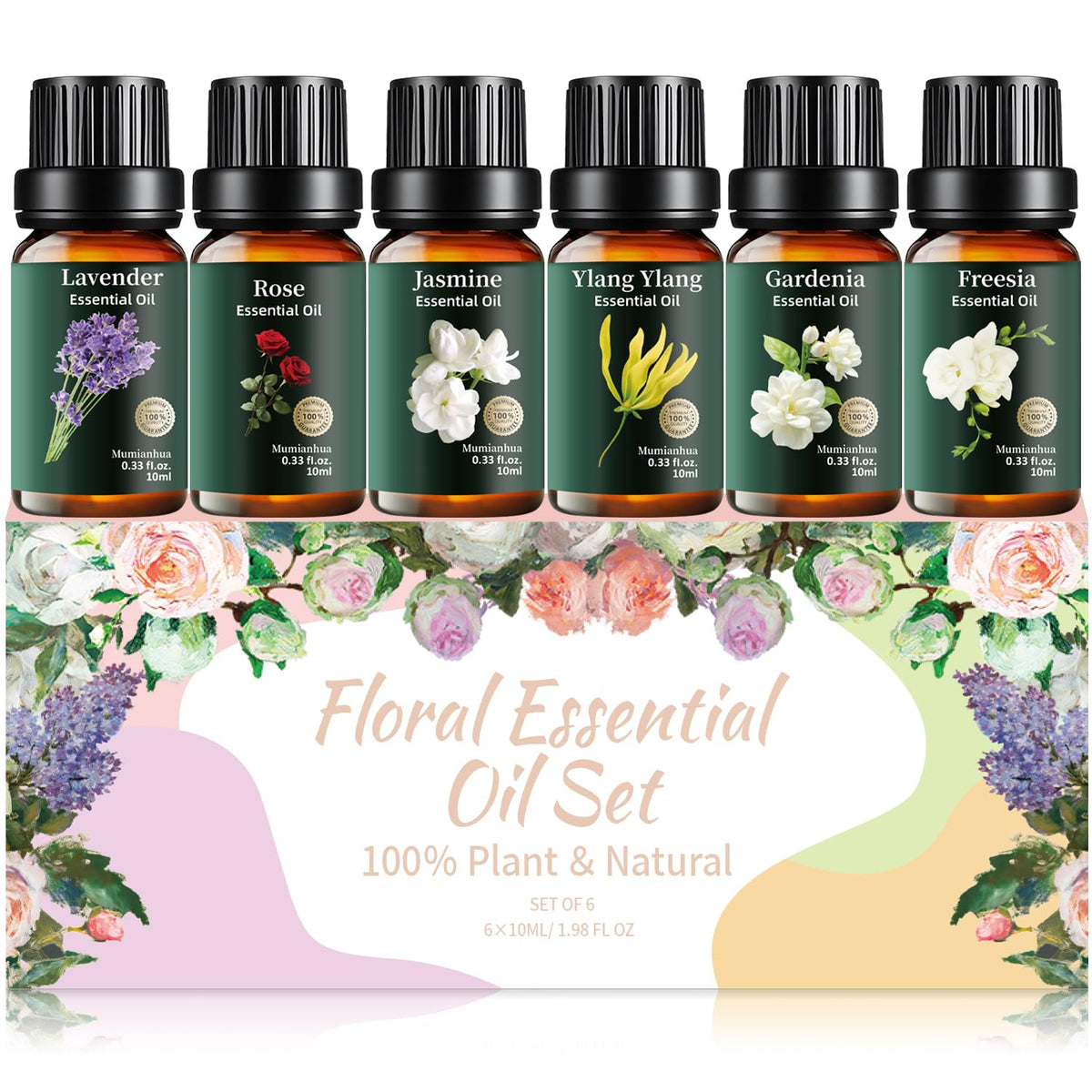 Mumianhua Lavande: flacon huile florale pour diffusion et détente.