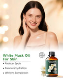 Mumianhua sérum visage à l'huile musc blanc, hydratant.