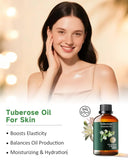 Serum visage tubereuse Mumianhua, soin sensoriel et nourrissant.