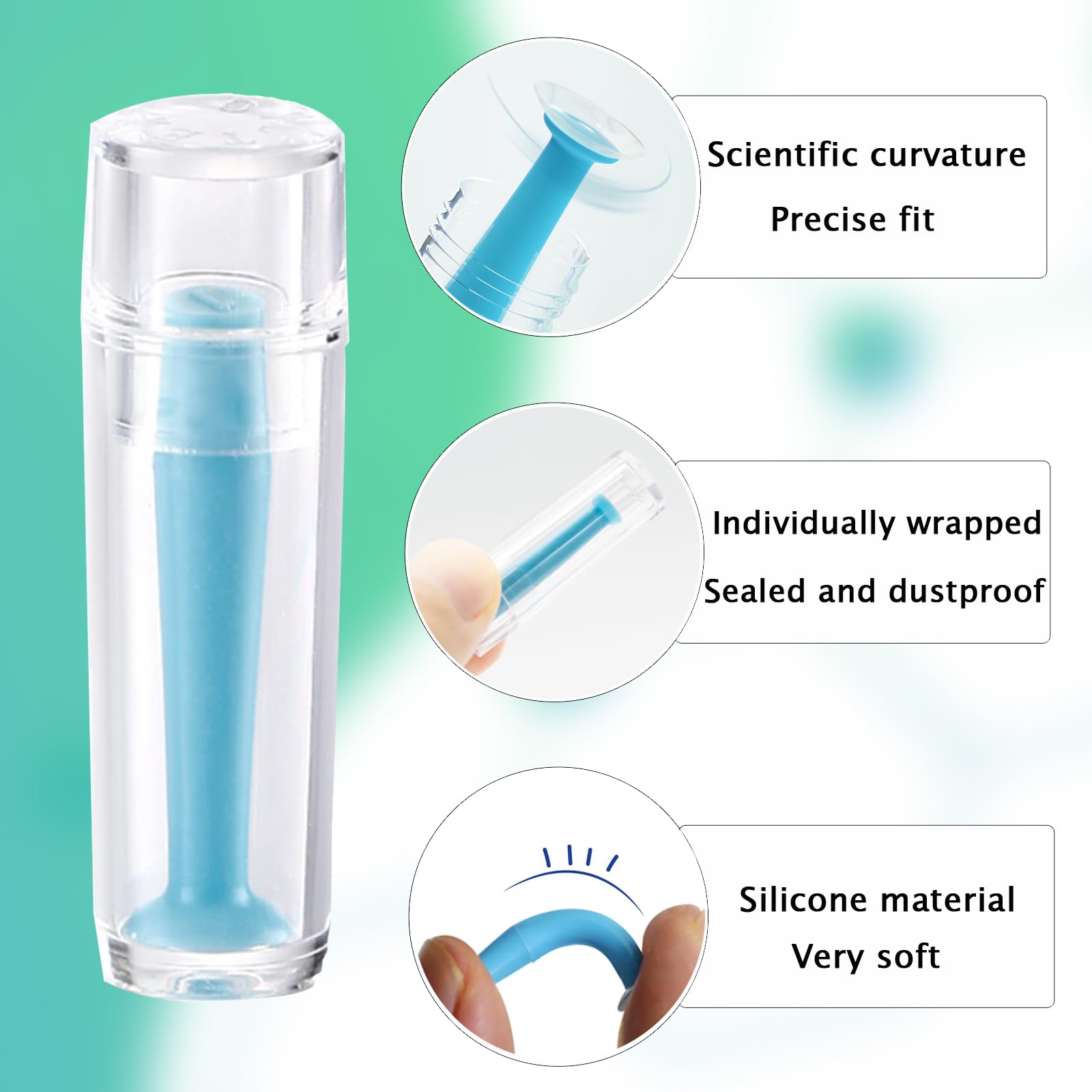 Ensemble MUQING de 6 outils pour lentilles sclérales dures.