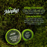 Baume Murphy's Naturals avec huiles essentielles citronnelle et romarin.