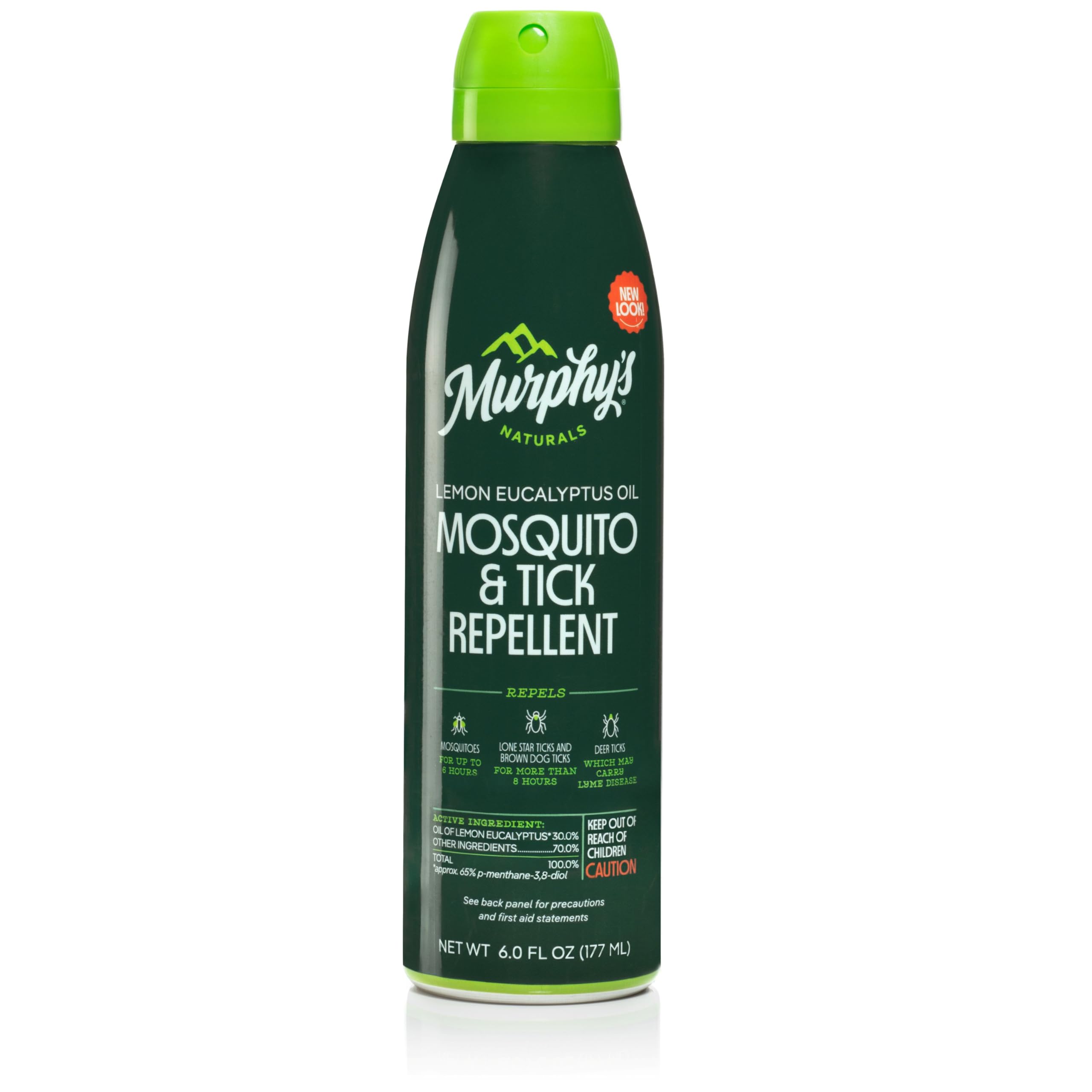 Murphy's Naturals—bouteille antimoustique, protection longue durée pour activités extérieures.