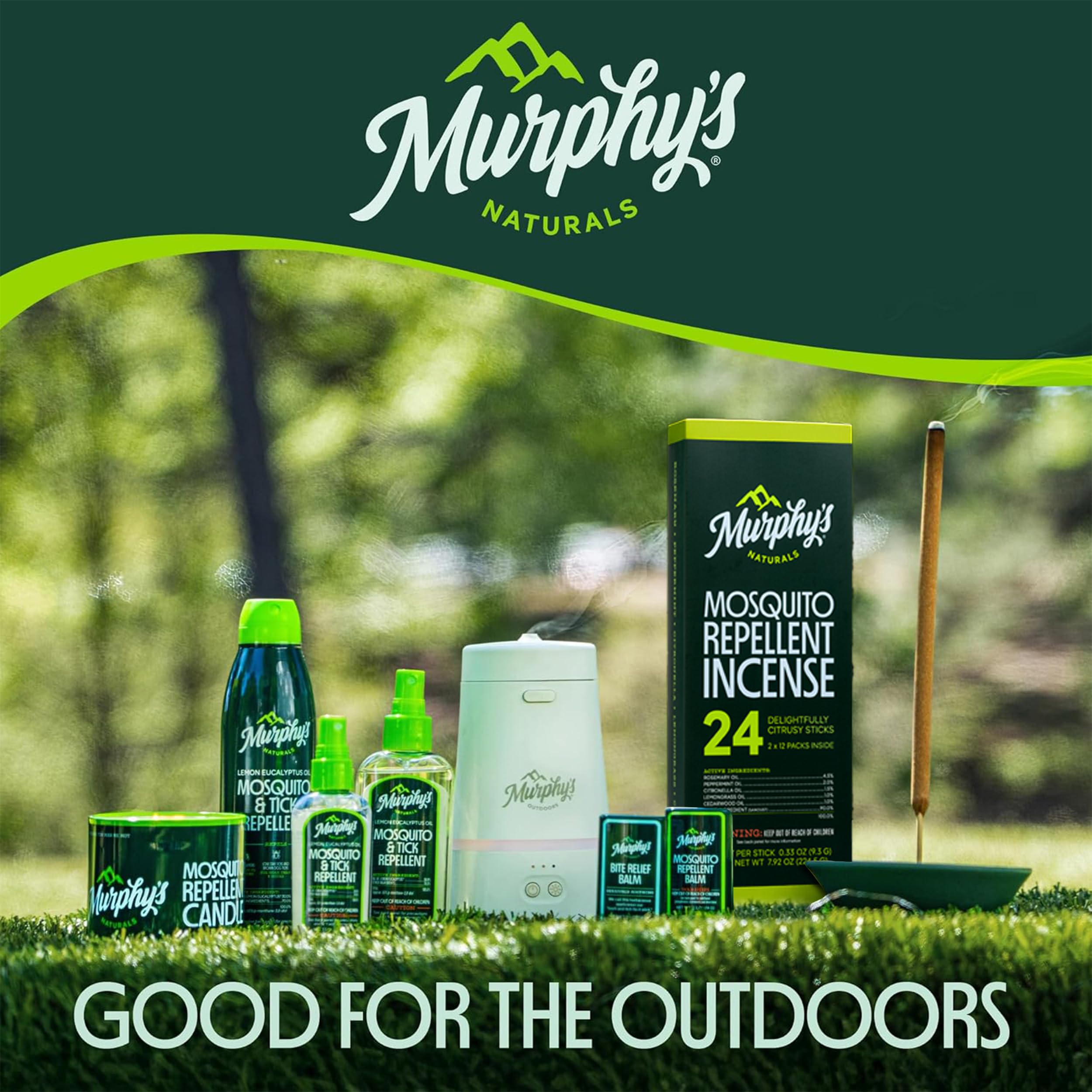 Murphy's Naturals Bâton répulsif moustiques – fabriqué aux États‑Unis