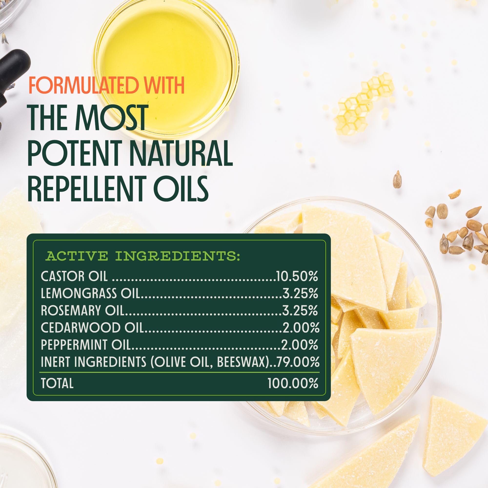 Murphy's Naturals Bâton répulsif moustiques – idéal en plein air