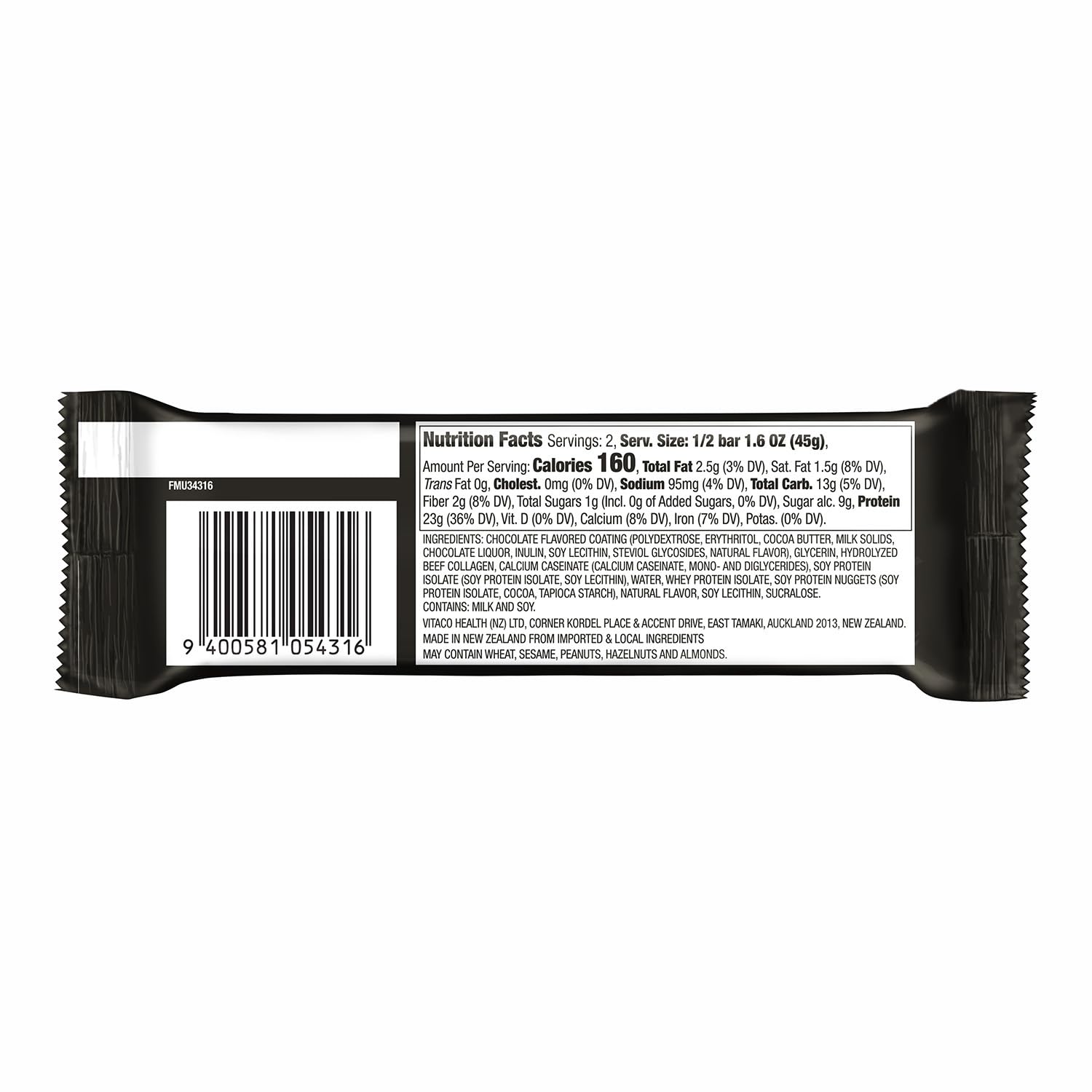 Ensemble de 12 barres MUSASHI 90 g, solution pratique pour la semaine.