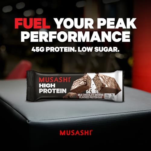 BCAA 2:1:1 dans la barre MUSASHI, soutien potentiel à la récupération.
