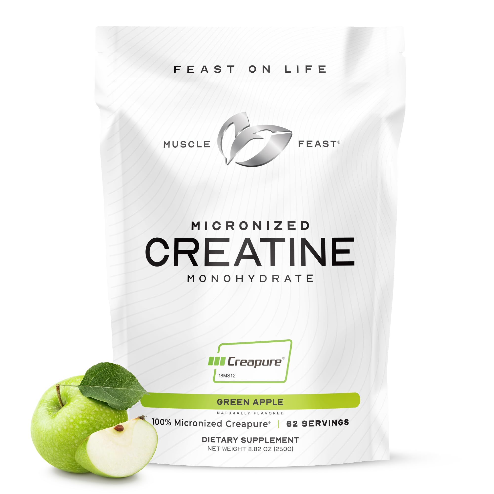Muscle Feast Creapure, bouteille, soutien l’effort lors des séances.