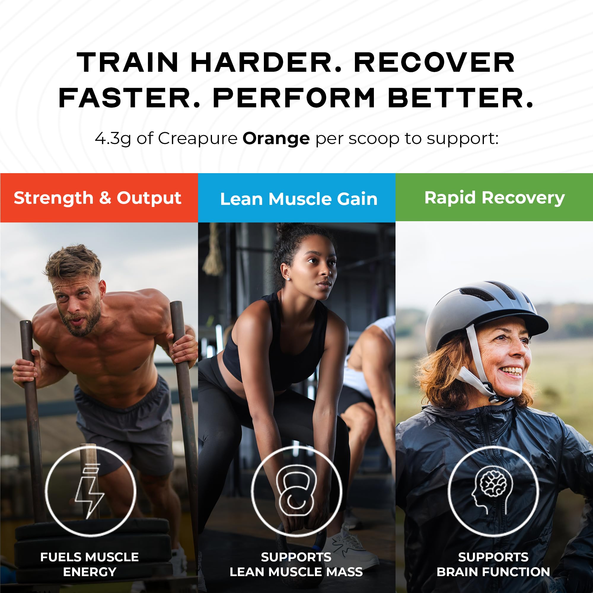 Muscle Feast Creapure – démonstration d’endurance et de masse pendant l’entraînement.