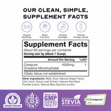 Muscle Feast Creapure Emballage: emballage clair reflétant la qualité