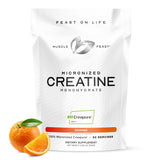Muscle Feast Creapure orange, bouteille; pureté allemande assurée