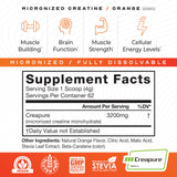 Muscle Feast Creapure orange, mélange facile dans l'eau