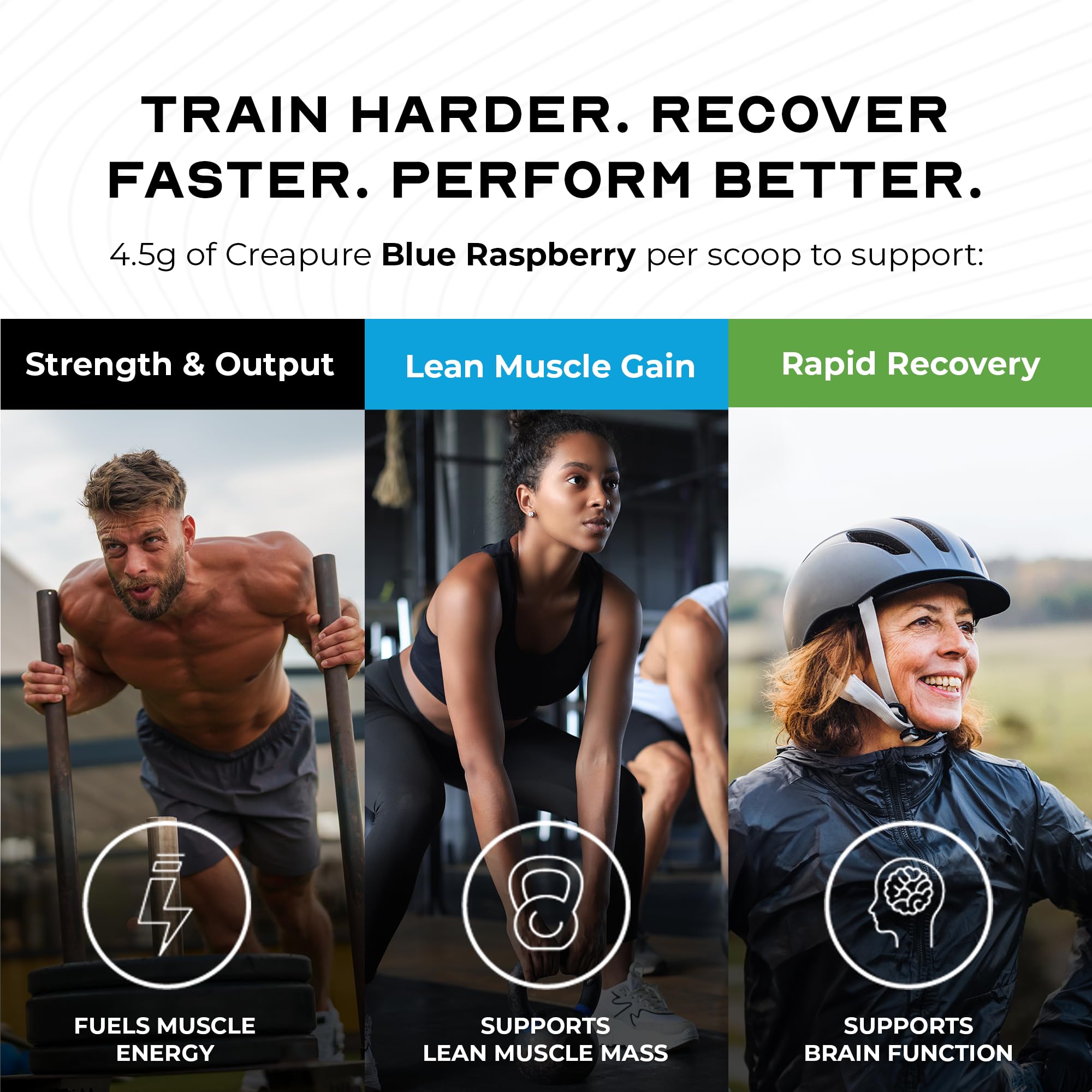 Muscle Feast Creapure doseur intégré, mesure précise de la portion.