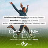 Muscle Feast Creatine Chews : logo Creapure affiché, signe de qualité premium.