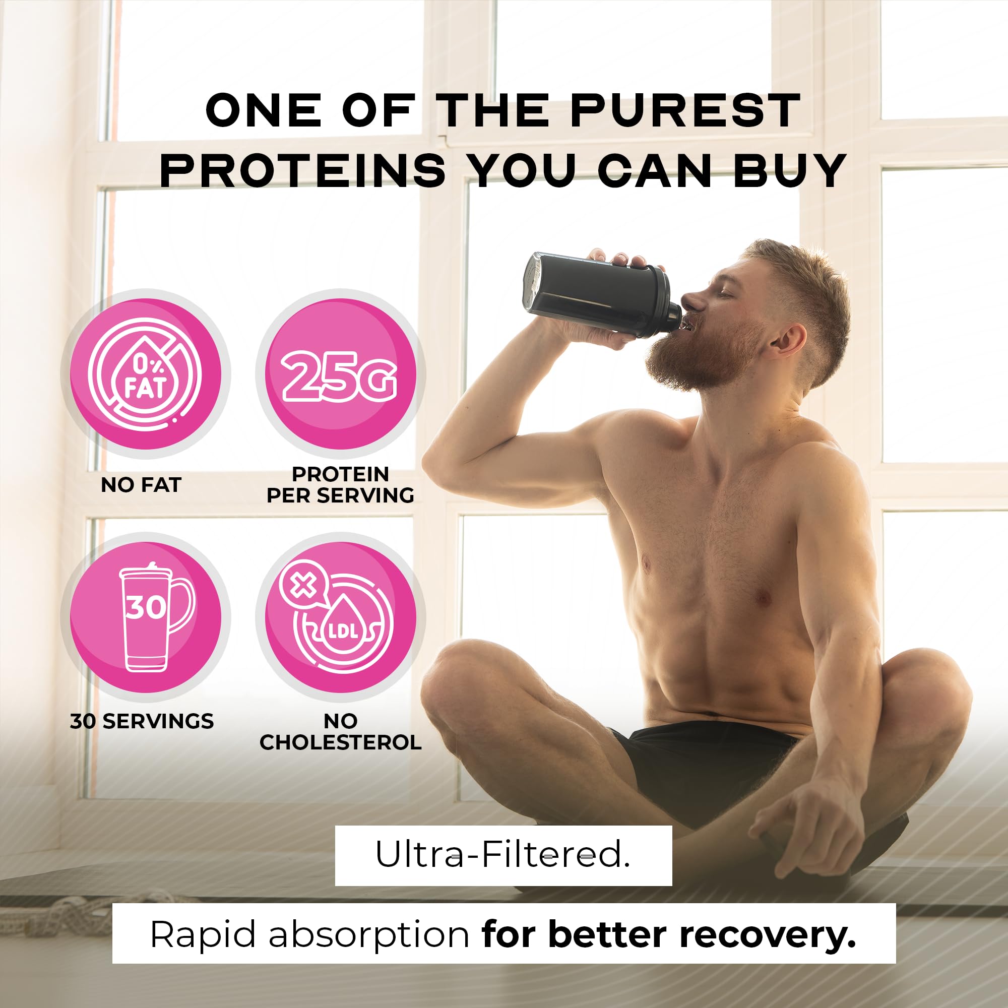 Muscle Feast Isolat shake crémeux après entraînement pour récupération délicate