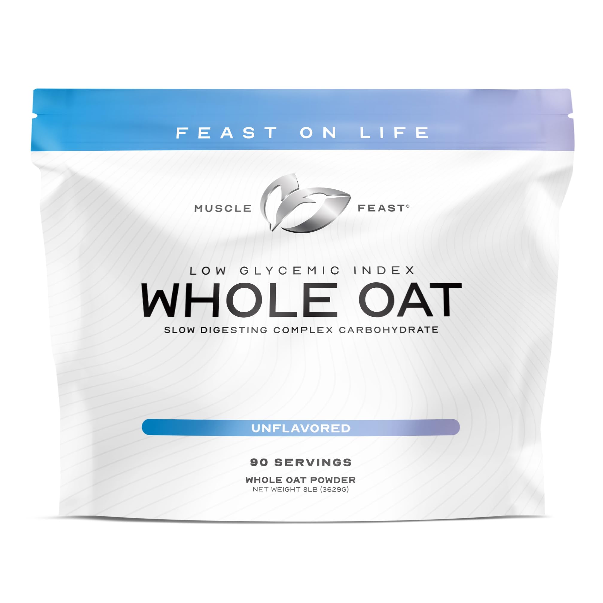 Muscle Feast Poudre d’avoine entière, glucides lents pour énergie durable.