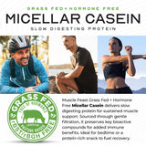 Muscle Feast poudre-caseine-micellaire-vanille-scoop: dose précise pour un apport protéique constant.