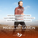 Muscle Feast poudre-caseine-micellaire-vanille-texture-cremeuse: texture onctueuse pour une boisson enveloppante.