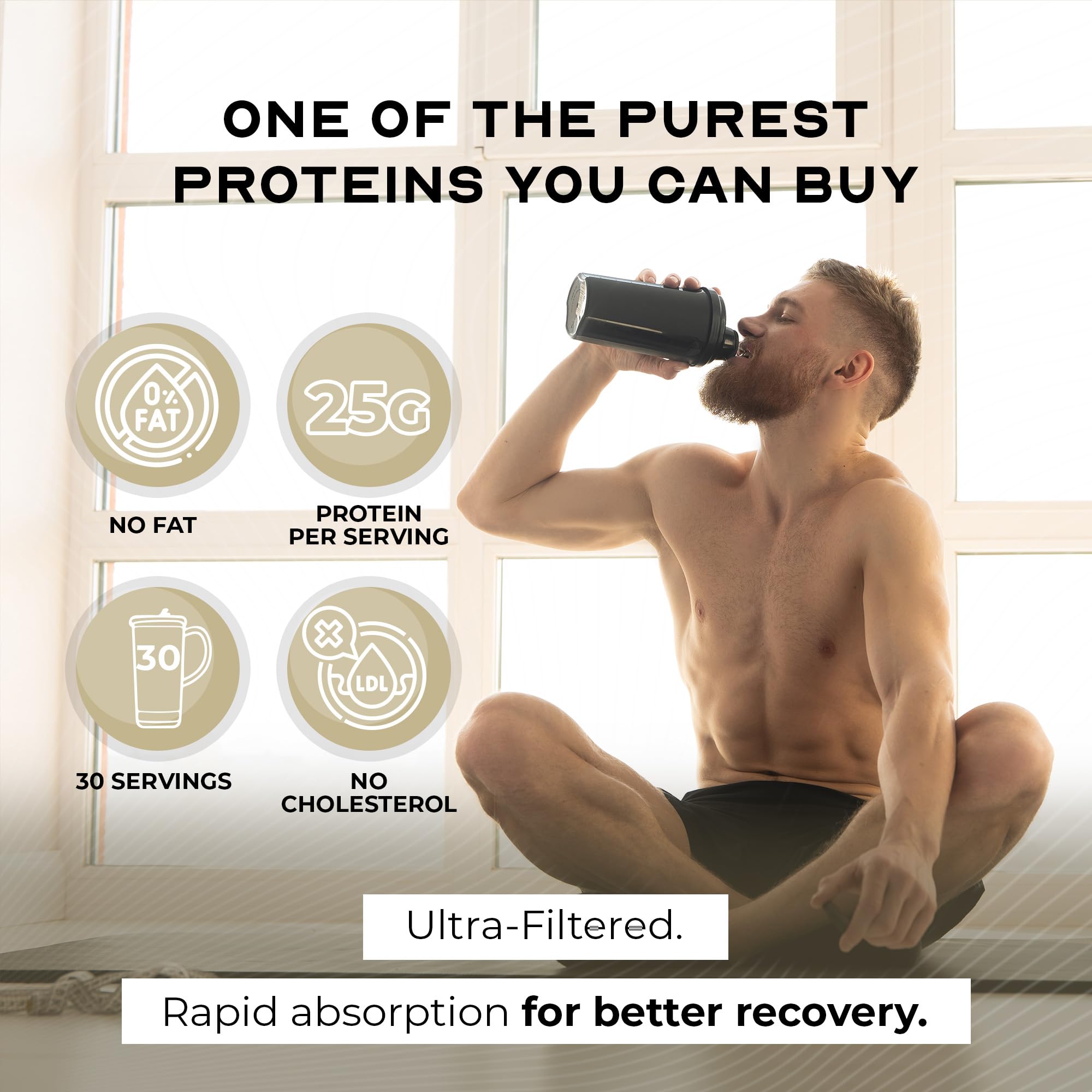 Muscle Feast protéine isolate emballage design neuf, qualité et traçabilité visibles.