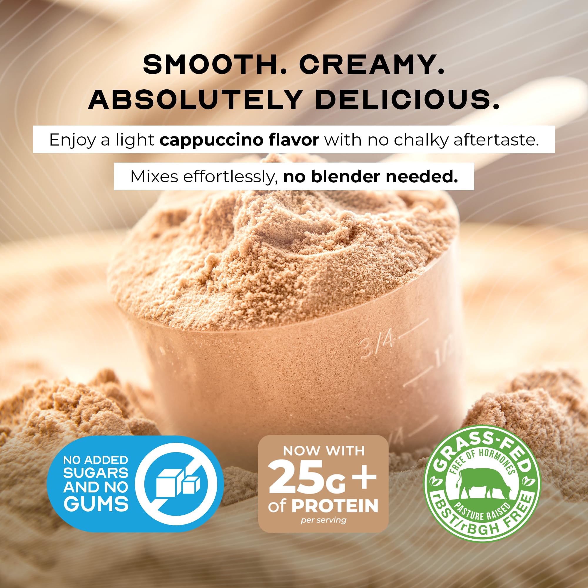 Étiquette Muscle Feast protéine isolate sans additifs ni sucre ajouté.