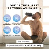 Mélange concentré-isolé-hydrolysé Muscle Feast prêt à mélanger