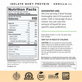 Shake crémeux Muscle Feast Whey Isolate Vanille sans effort.