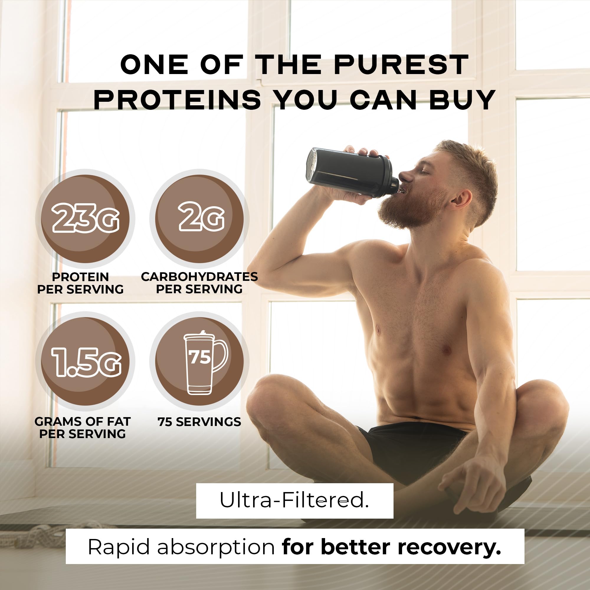 Muscle Feast protéine whey hydrolysée chocolat, absorption rapide après séance.