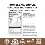 Muscle Feast whey protéine isolate chocolat, mélange rapide et sans grumeaux.