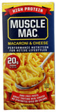 Muscle Mac emballage du produit, portion prête à cuisiner et protéinée.