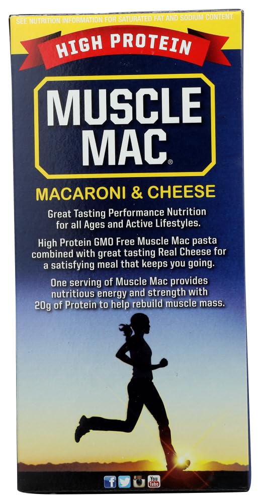 Muscle Mac plat preparé creme fromage, texture onctueuse.