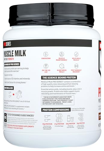 Muscle Milk Séries Pro 50 chocolat – shake onctueux après l'entraînement