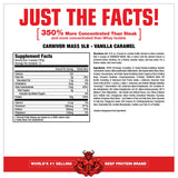 MuscleMeds Carnivor Mass: shake dans verre, source pratique d'apport protéique