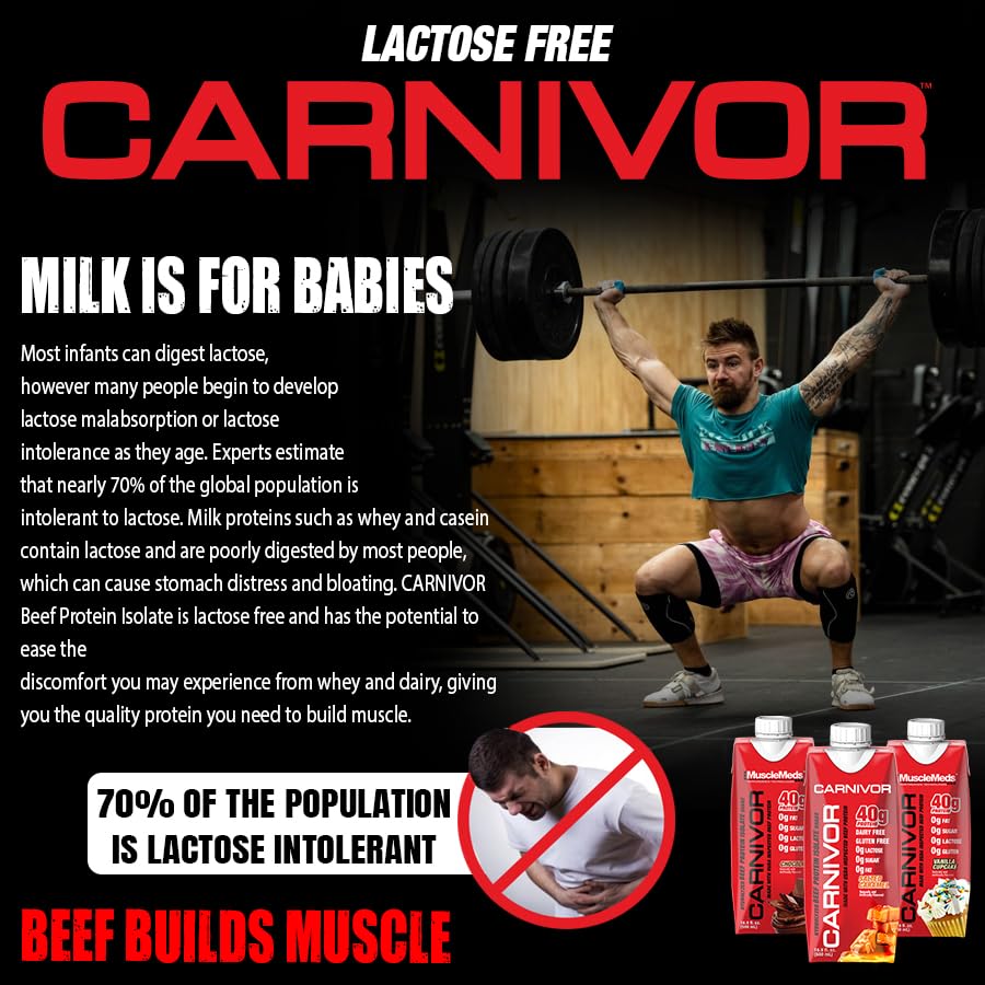Verre contenant le shake Carnivor RTD prêt à consommer