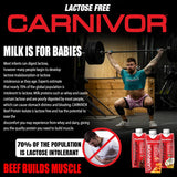 Verre contenant le shake Carnivor RTD prêt à consommer