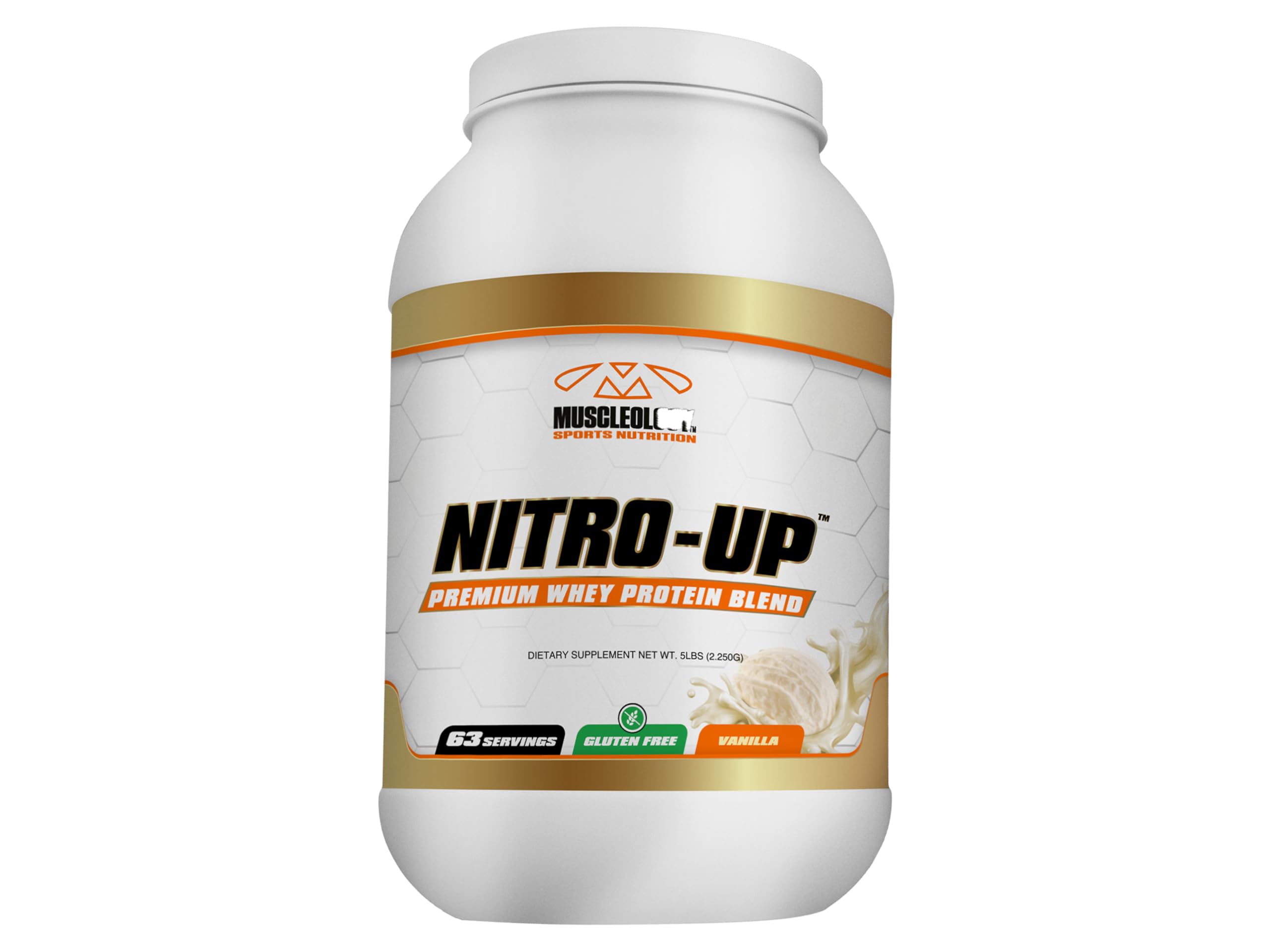 Muscleology Nitro-Up, emballage deux livres, format pratique pour les entraînements fréquents