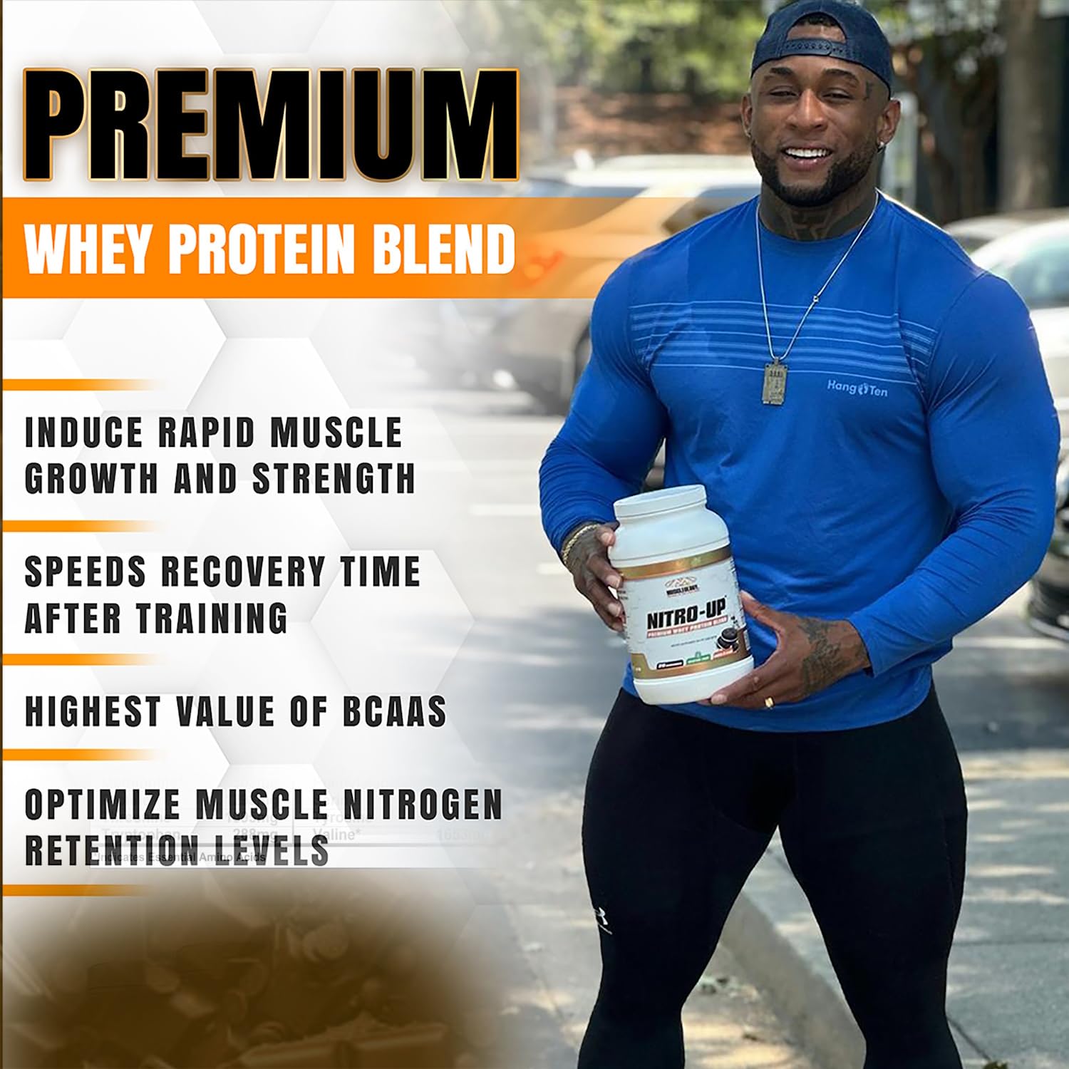 Muscleology Nitro-Up, enzymes digestives, digestion plus confortable après l’effort