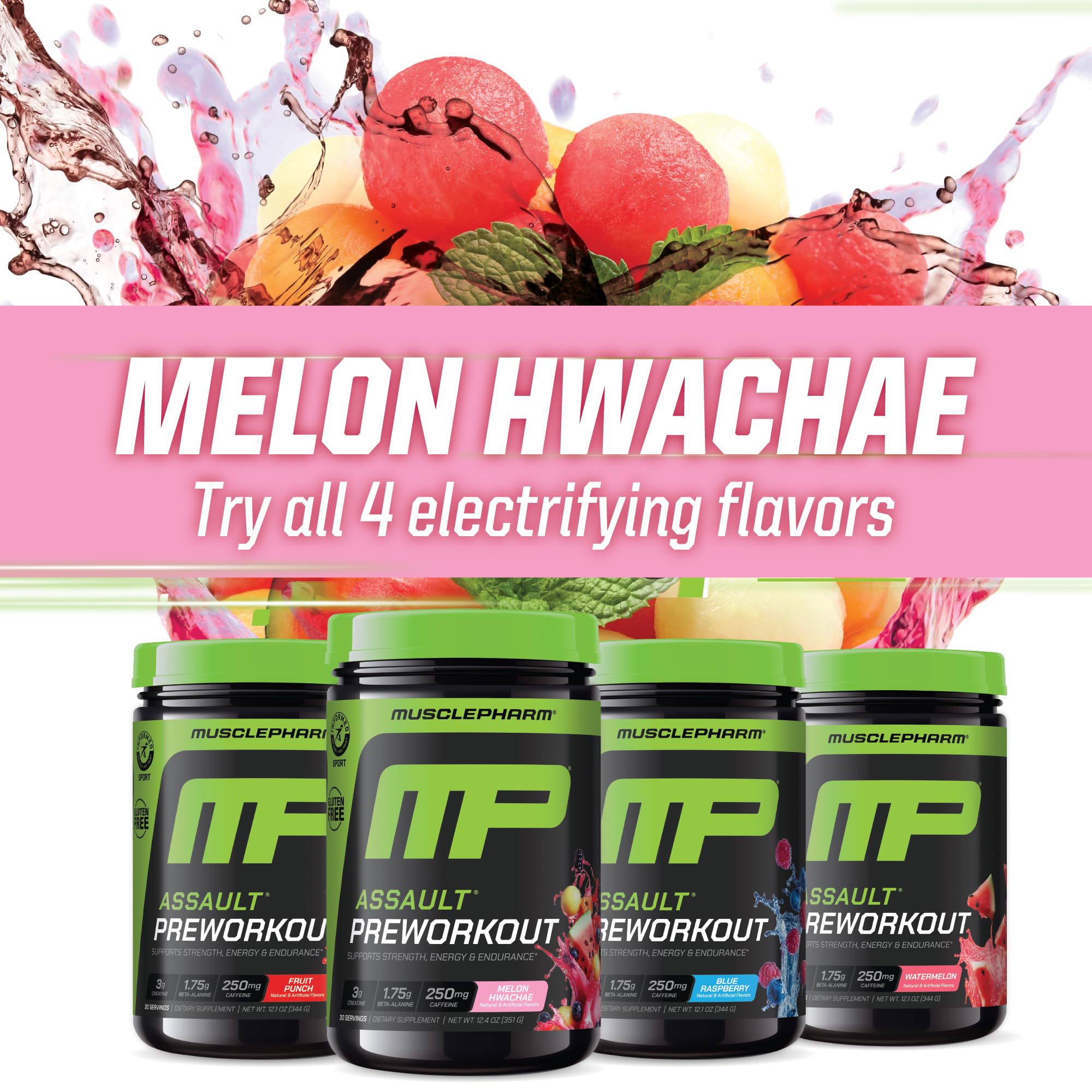 MusclePharm Assault – mélange fluide et texture homogène après agitation.
