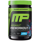 MusclePharm Assault flacon framboise bleue prêt à l'entraînement
