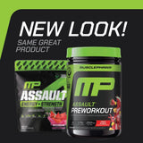MusclePharm Assault cuillère-dose pour une préparation rapide avant l'entraînement